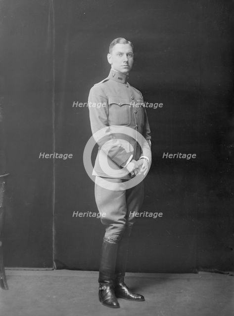 Captain S.M. Spalding, portrait photograph, 1919 Jan. 27 or 28. Creator: Arnold Genthe.