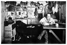 Captain Scott Writing Up His Journal c1911, (1928). Creator: Herbert Ponting