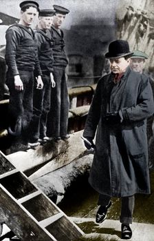 Captain Scott, British polar explorer, on the Terra Nova c1900s-c1910s (1936)