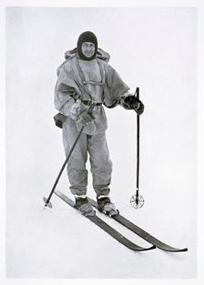 Captain Scott, British polar explorer, in the Antarctic, 1911. Creator: Herbert Ponting