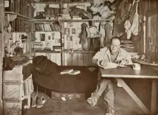 Captain Scott in His Den c1911, (1913). Artist: Herbert Ponting