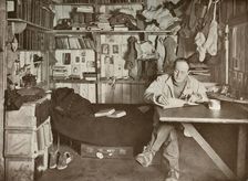 Captain Scott in His Den c1911, (1913). Artist: Herbert Ponting
