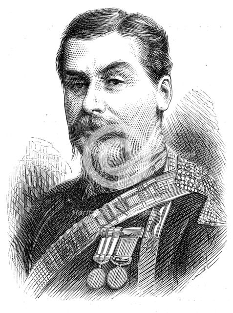 Captain Sartorius, of the Ashantee Expedition, 1874. Creator: Unknown.
