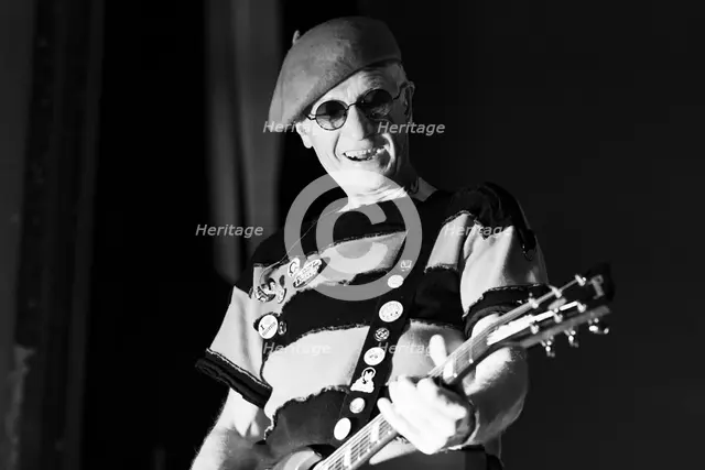 Captain Sensible, The Damned live at Alexandra Palace, London, Apr 2023. Creator: Annapaola Marchesani.