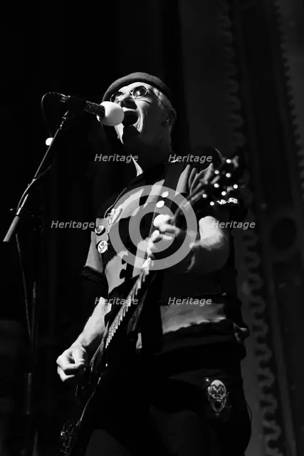 Captain Sensible, The Damned live at Alexandra Palace, London, Apr 2023. Creator: Annapaola Marchesani.