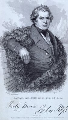 Captain, Sir John Ross, KS, RN, Scottish naval officer and polar explorer, 1835. Creator: William Walton