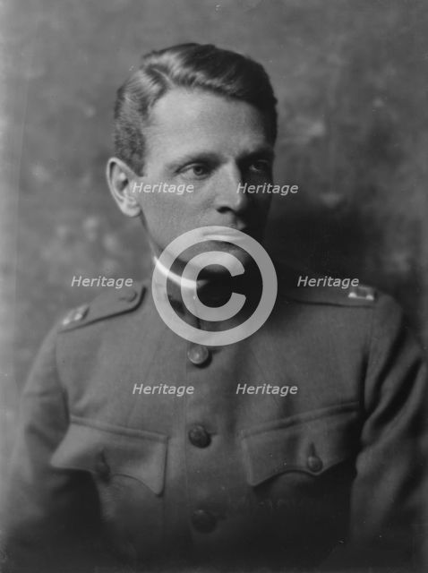 Captain Stuart Benson, portrait photograph, 1917 Nov. 25. Creator: Arnold Genthe.