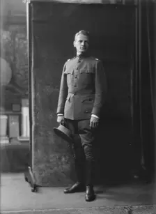 Captain Stuart Benson, portrait photograph, 1917 Nov. 25. Creator: Arnold Genthe