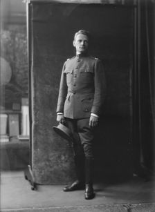 Captain Stuart Benson, portrait photograph, 1917 Nov. 25. Creator: Arnold Genthe
