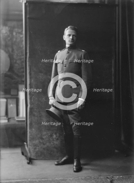 Captain Stuart Benson, portrait photograph, 1917 Nov. 25. Creator: Arnold Genthe.