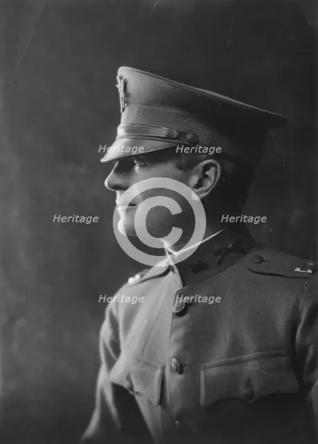 Captain Stuart Benson, portrait photograph, 1917 Nov. 25. Creator: Arnold Genthe.