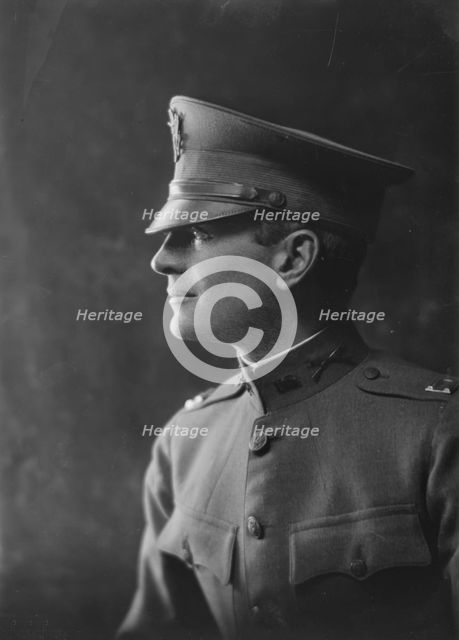 Captain Stuart Benson, portrait photograph, 1917 Nov. 25. Creator: Arnold Genthe.