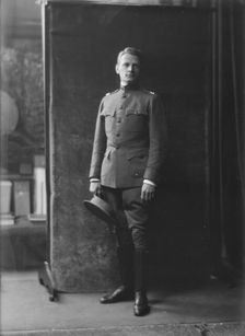 Captain Stuart Benson, portrait photograph, 1917 Nov. 25. Creator: Arnold Genthe