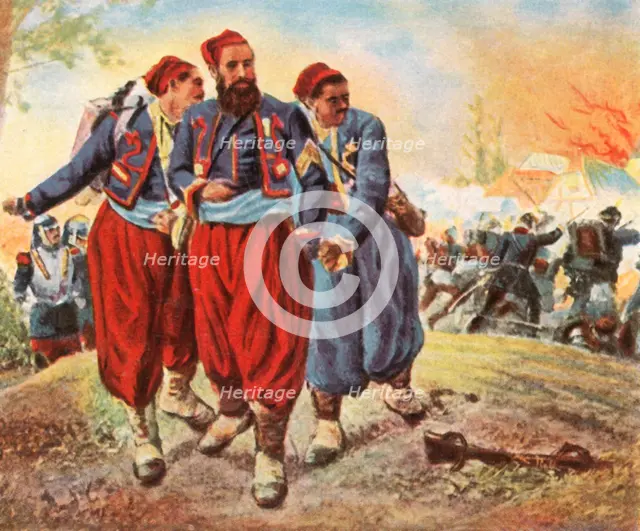 'Captive Turks at Wörth', 6 August 1870, (1936). Creator: Unknown.