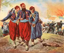 Captive Turks at Wörth 6 August 1870, (1936). Creator: Unknown