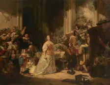 Capture, trial and death of Charles I, Mid-19th centur. Creator: Arienti, Carlo (1801-1873)