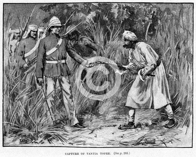 'Capture of Tantia Topee', c19th century. Artist: Unknown
