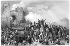 Capture of the Cashmere Gate, assault of Delhi 1857, (c1860)