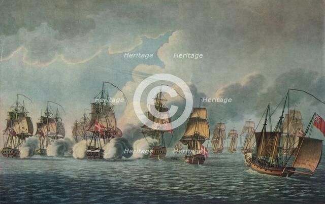 'Capture of the Freja', c1805. Artist: Unknown.