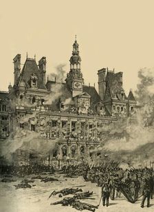 Capture of the Hotel de Ville, Paris, July Revolution, 1830 (c1890). Creator: Unknown