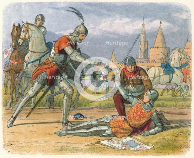 'Capture of the Maid', 1430 (18640. Artist: James William Edmund Doyle.