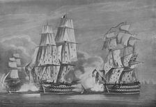 Capture of the Rivoli c1813. Artist: John Heaviside Clark