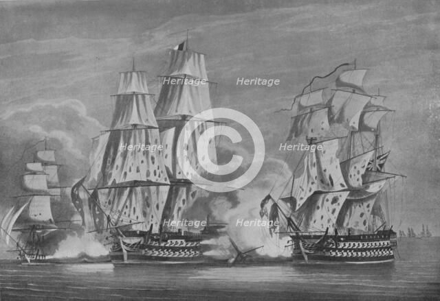 'Capture of the 'Rivoli', c1813. Artist: John Heaviside Clark.