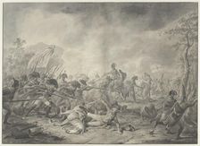 Capture of the Russian General Hermann during the Battle of Bergen, 1799, (c.1799-c.1805). Creator: Dirk Langendijk