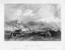 Capture of Ting-hai, Chusan China, 1841 (19th century).Artist: Edward Paxman Brandard