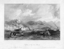 Capture of Ting-hai, Chusan China, 1841 (19th century).Artist: Edward Paxman Brandard