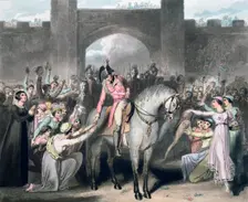 Capture of Toulouse, France, 10th April 1814 (1819). Creator: Thales Fielding