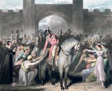 Capture of Toulouse, France, 10th April 1814 (1819). Creator: Thales Fielding
