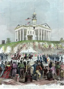 Capture of Vicksburg, Mississippi, by the Union army, American Civil War, 4 July 1863