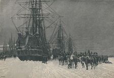 Capture of a Dutch Fleet By Hussars of the French Republic, January, 1795 (1896). Artist: E.G.H. Del'Orme