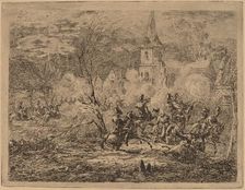 Capture of a Village (Prise d'un village). Creator: Gerhardus Emaus De Micault