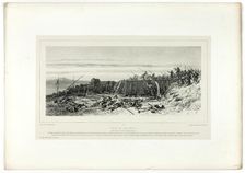 Capture of Bastion no. 9, from Souvenirs d’Italie: Expédition de Rome, published December, 1860. Creators: Hippolyte Lalaisse, Auguste Bry, Chez Frères Gihaut