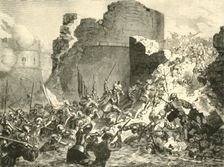 Capture of Calais by the French Under the Duke of Guise (1558), 1890. Creator: Unknown