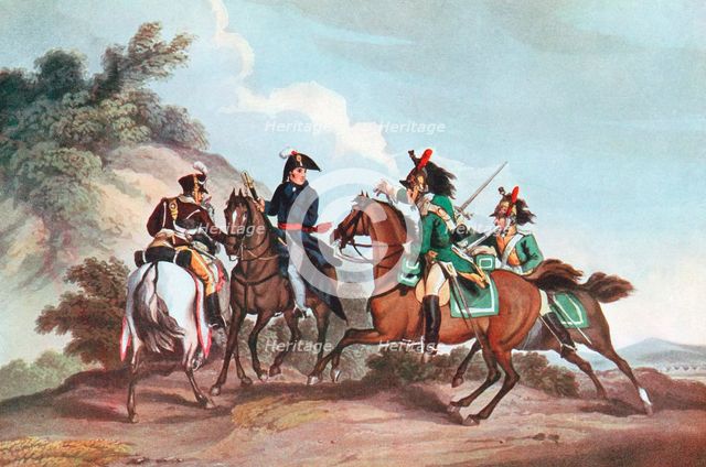 Capture of Edward Paget, British general, 1812. Artist: Unknown