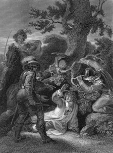 Capture of James, Duke of Monmouth after the Battle of Sedgemoor, July 1685. Creator: Unknown