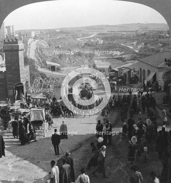 Capture of Jerusalem, Palestine, World War I, c1917-c1918. Artist: Realistic Travels Publishers