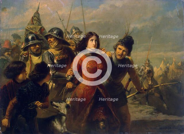 Capture of Joan of Arc', 1847-1852. Creator: Dillens, Adolphe-Alexander (1821-1877).