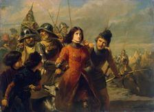 Capture of Joan of Arc, 1847. Creator: Adolphe-Alexander Dillens