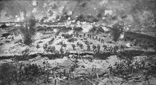 Capture of Messines Ridge; attack on Wytschaete-Messines ridge by the British..., 1917. Creator: Unknown