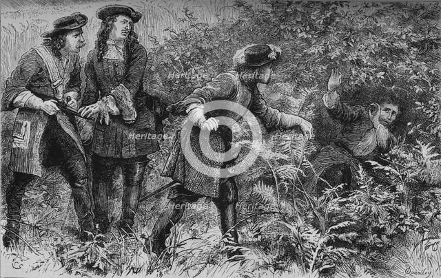 'Capture of Monmouth',  6 July 1685, (c1880). Artist: Unknown.