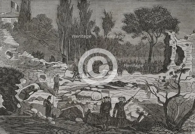 Capture of Rome, Unification of Italy, 1871. Creator: Unknown.