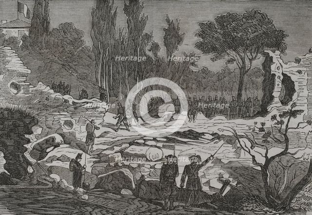 Capture of Rome, Unification of Italy, 1871. Creator: Unknown.