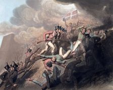Capture of San Sebastian, Spain, 31st August 1813 (1819). Creator: Thales Fielding