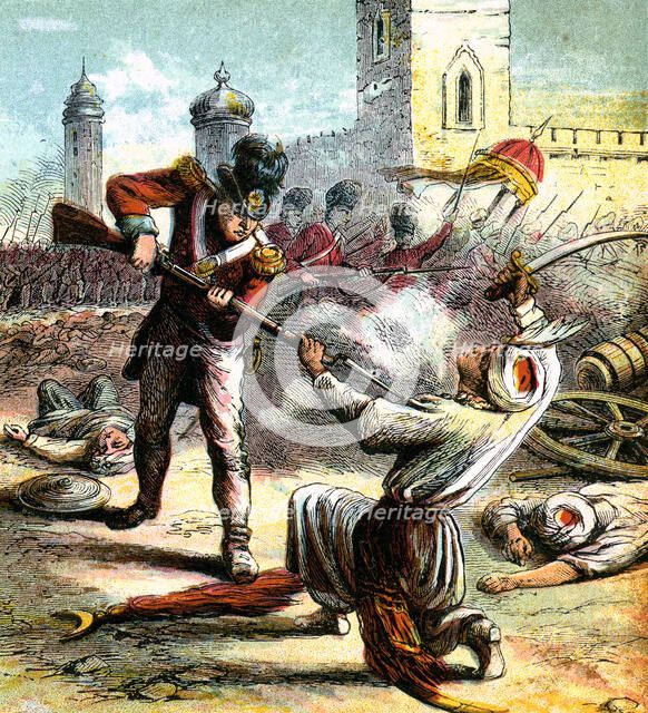 'Capture of Seringapatam', 1799 (c1850s). Artist: Unknown