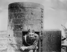 Captured armored observation tank of Germans, between c1915 and c1920. Creator: Bain News Service
