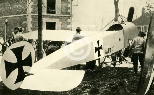 Captured German Fokker plane, First World War, 1915-1916, (c1920). Creator: Unknown.